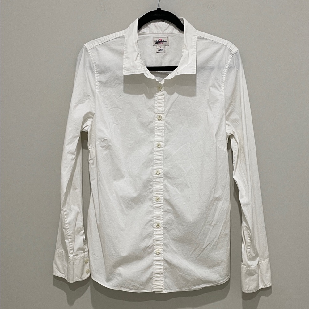 J. Crew White Button Down